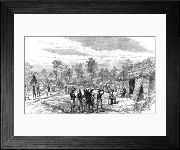 Framed Print : The Ashanti War (1873-74)