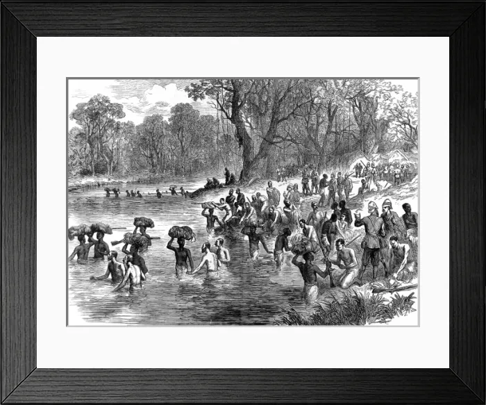 Framed Print : The Ashanti War (1873-74) The return from Kumasi, 1874