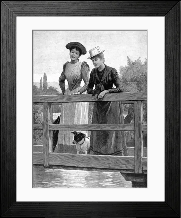 Framed Print : Interested Spectators, 1892 Framed Print : Interested Spectators, 1892