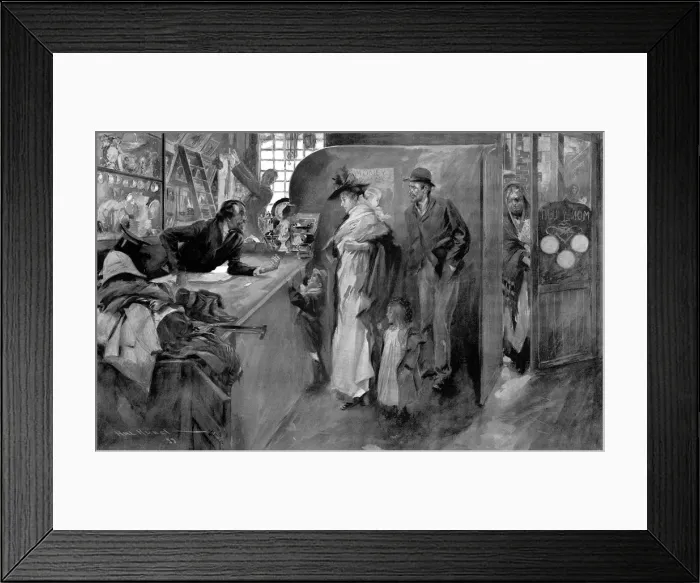 Framed Print : The pawnshop as a last resource