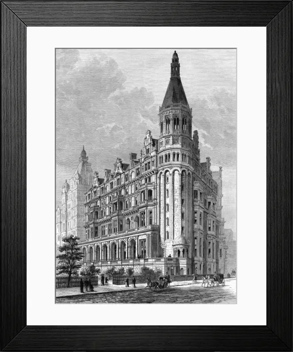 Framed Print : The National Liberal Club, London, 1885 Framed Print : The National Liberal Club, London, 1885