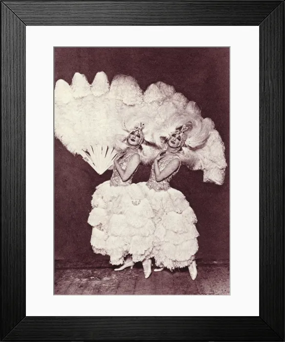 Framed Print : The Dolly Sisters, Paris, 1924 Framed Print : The Dolly Sisters, Paris, 1924