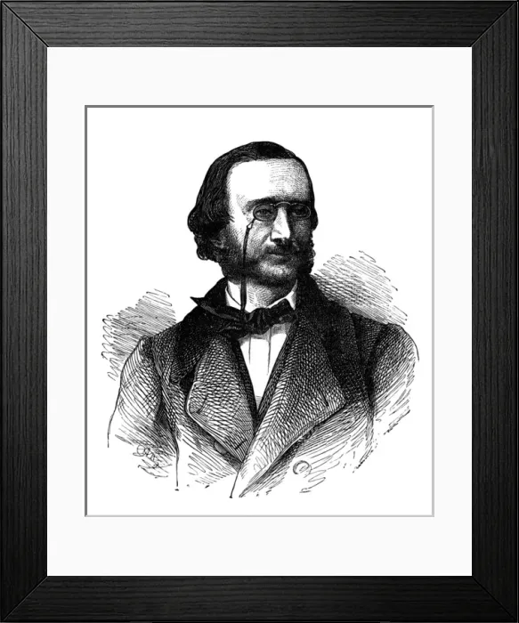 Framed Print : Jacques Offenbach (1819-1880) Framed Print : Jacques Offenbach (1819-1880)