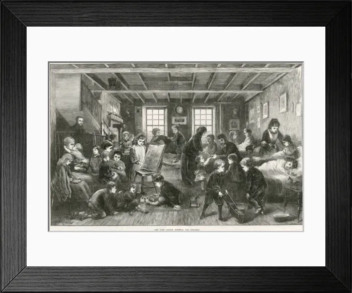 Framed Print : The East London Childrens Hospital Framed Print : The East London Childrens Hospital