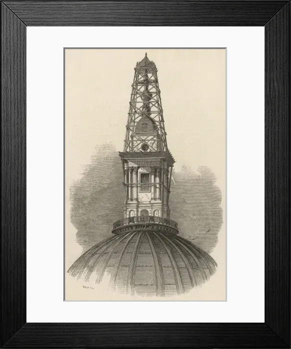 Framed Print : Ordnance Survey Observatory on St. Pauls Cathedral, London Framed Print : Ordnance Survey Observatory on St. Pauls Cathedral, London