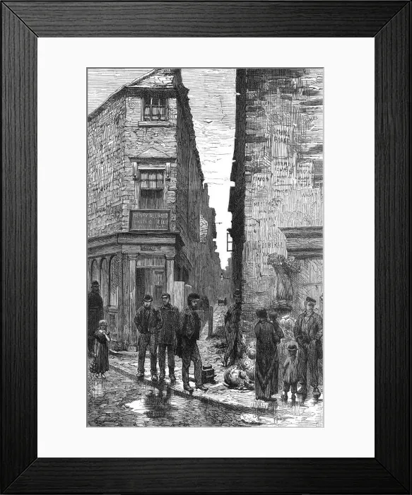 Framed Print : The Gullet, Stafford Street, Birmingham Framed Print : The Gullet, Stafford Street, Birmingham
