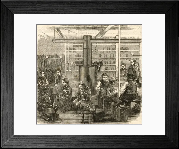 Framed Print : Boys Refuge at Lincoln s-Inn Fields, London