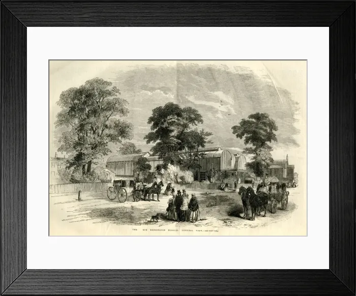 Framed Print : The South Kensington Museum, London 1857
