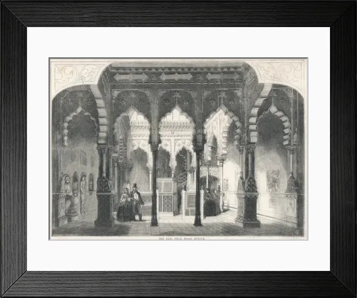 Framed Print : The East India House Museum, London, 1858 Framed Print : The East India House Museum, London, 1858