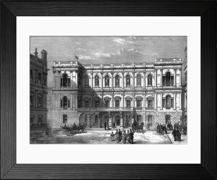 Framed Print : The Royal Academy of Arts, London, 1874 Framed Print : The Royal Academy of Arts, London, 1874