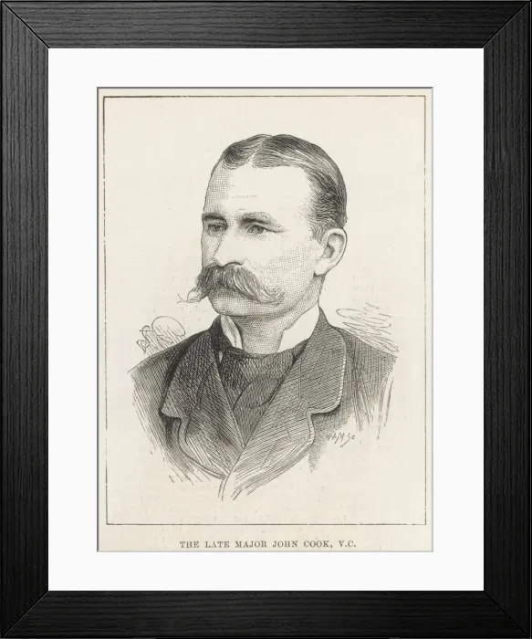 Framed Print : Major John Cook VC (d. 1879)