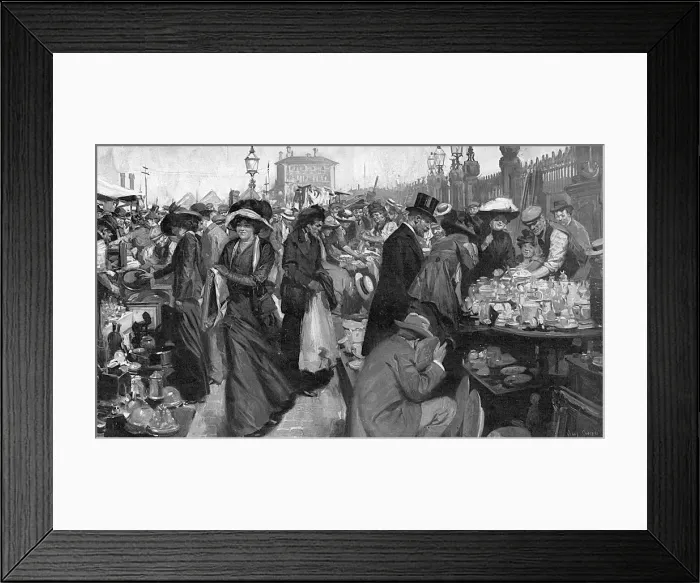 Framed Print : The Caledonian Market, London, 1912
