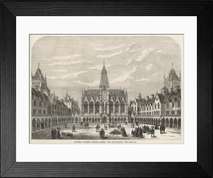 Framed Print : The Quadrangle of Columbia Market, London Framed Print : The Quadrangle of Columbia Market, London