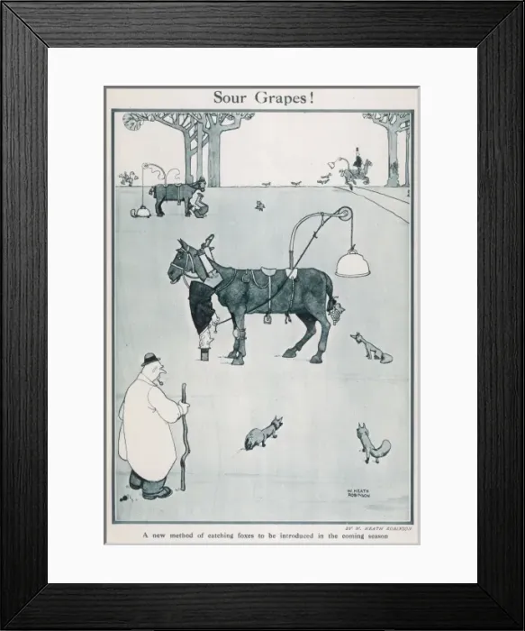 Framed Print : Sour Grapes