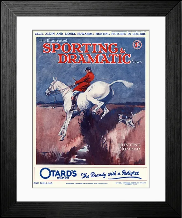 Framed Print : A 1928 cover of The Sporting and Dramatic News Framed Print : A 1928 cover of The Sporting and Dramatic News