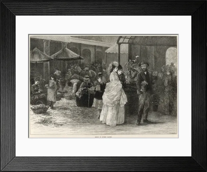 Framed Print : Spring in Covent Garden Market, London