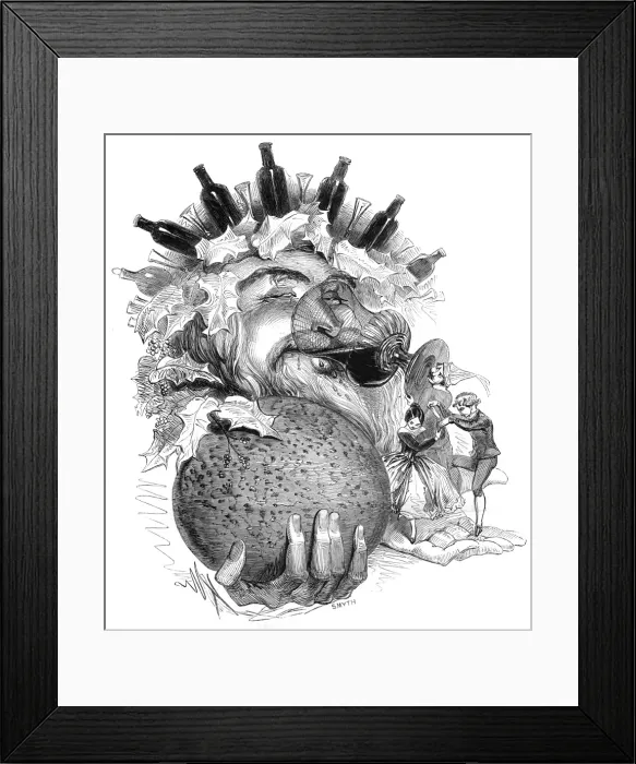 Framed Print : Jolly Old Christmas by Smyth Framed Print : Jolly Old Christmas by Smyth