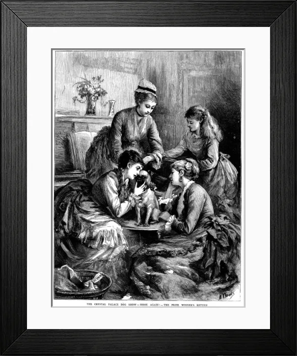Framed Print : Crystal Palace dog show Framed Print : Crystal Palace dog show