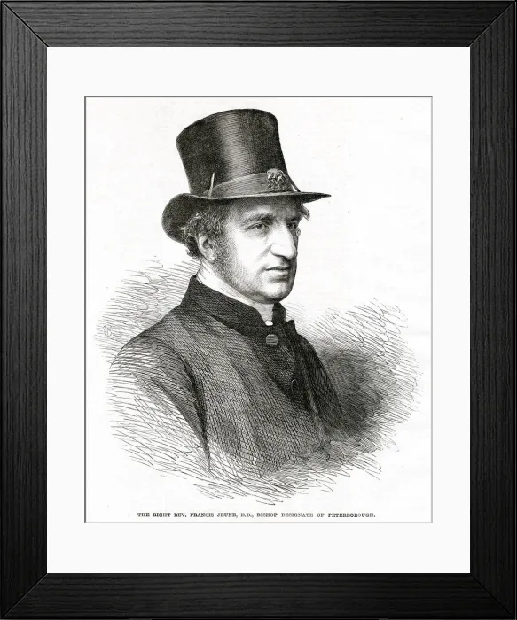 Framed Print : Bishop Francis Jeune Framed Print : Bishop Francis Jeune