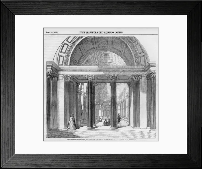Framed Print : Crown Court, Liverpool Framed Print : Crown Court, Liverpool