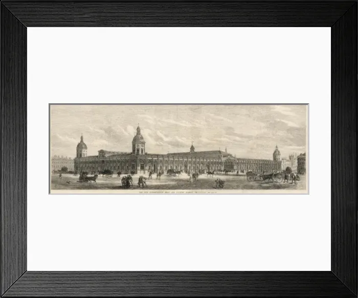 Framed Print : Smithfield Meat Market London Framed Print : Smithfield Meat Market London