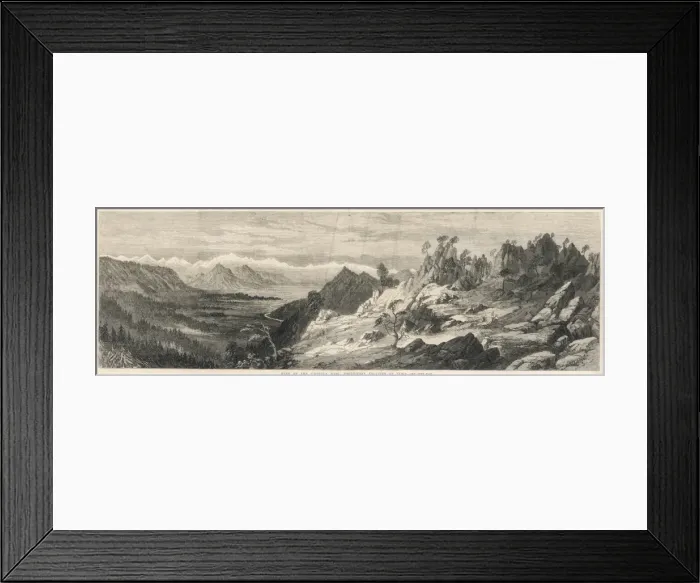 Framed Print : Umbeyla Pass, North West Frontier of India