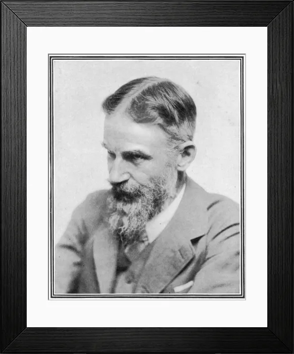 Framed Print : George Bernard Shaw (1856-1950) Framed Print : George Bernard Shaw (1856-1950)