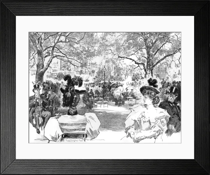 Framed Print : Hyde Park, London, 1897 Framed Print : Hyde Park, London, 1897