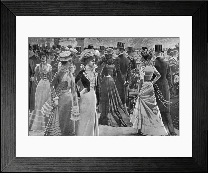Framed Print : Church Parade in Rotten Row, London, 1901