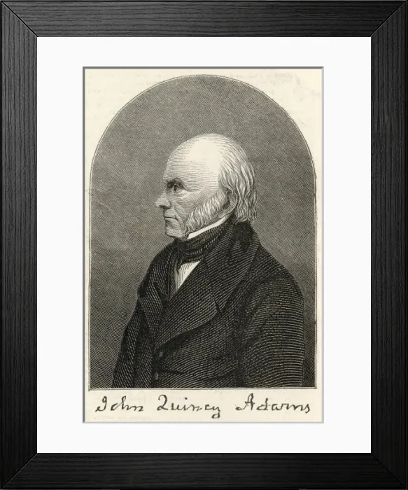 Framed Print : John Quincy Adams (1767-1848) Framed Print : John Quincy Adams (1767-1848)