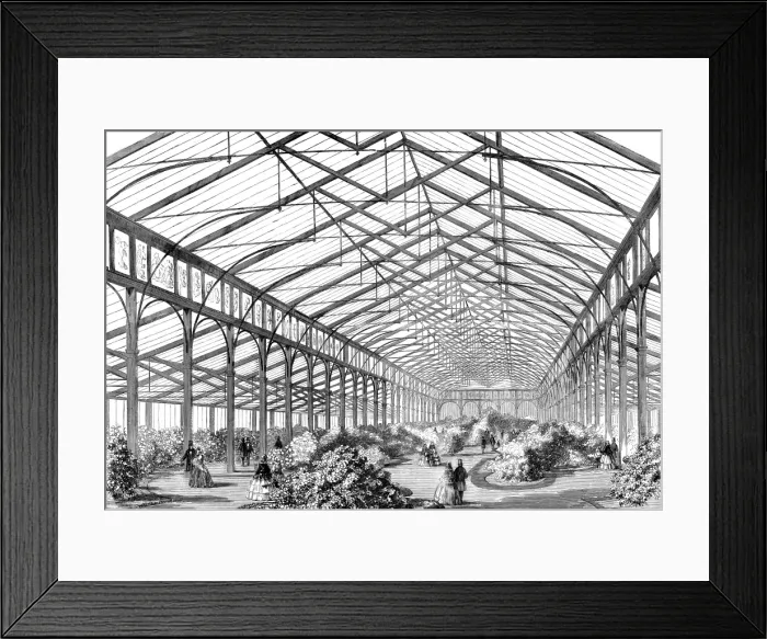 Framed Print : The Ashburnham Pavilion, Cremorne Gardens, London, 1858
