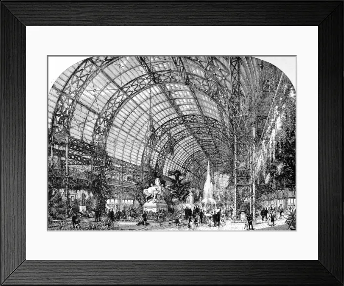Framed Print : Westminster Aquarium and Winter Garden, London, 1875 Framed Print : Westminster Aquarium and Winter Garden, London, 1875