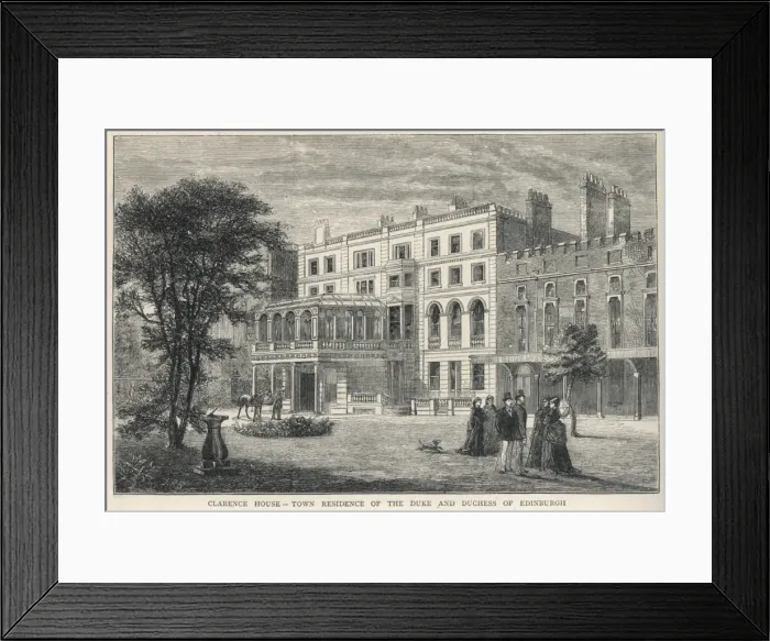Framed Print : Clarence House, London Framed Print : Clarence House, London