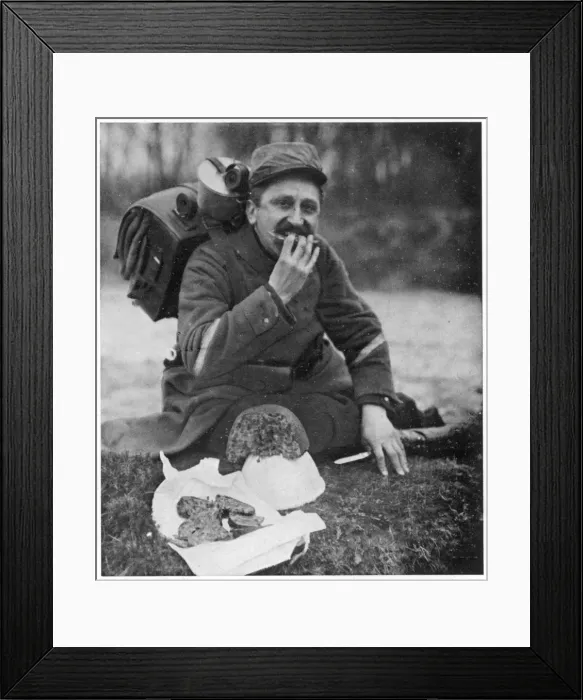 Framed Print : Trying a British dainty Framed Print : Trying a British dainty