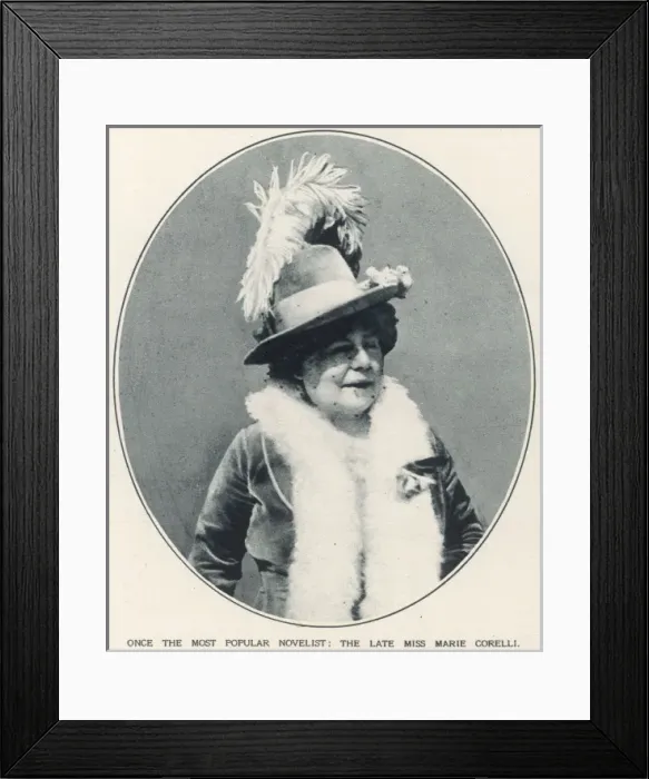 Framed Print : Marie Corelli Framed Print : Marie Corelli