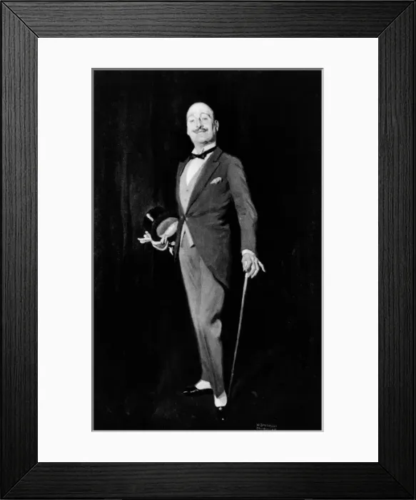 Framed Print : Hercule Poirot, 1923 Framed Print : Hercule Poirot, 1923