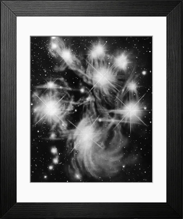 Framed Print : Illustration of the Pleiads, 1923 Framed Print : Illustration of the Pleiads, 1923