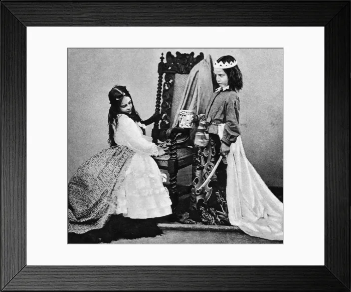 Framed Print : Fair Rosamond by Lewis Carroll, c. 1863