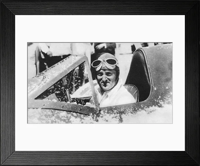 Framed Print : Sir Malcolm Campbell in the cockpit of Bluebird, 1935 Framed Print : Sir Malcolm Campbell in the cockpit of Bluebird, 1935