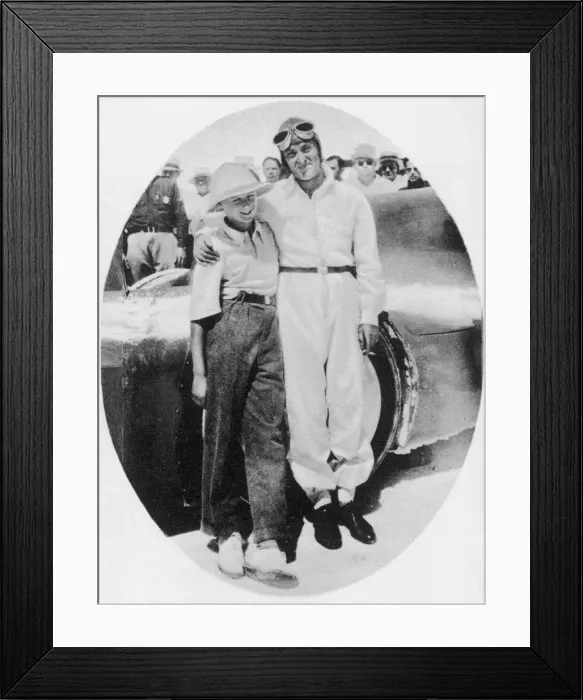 Framed Print : Sir Malcolm and Donald Campbell, Utah, 1935 Framed Print : Sir Malcolm and Donald Campbell, Utah, 1935