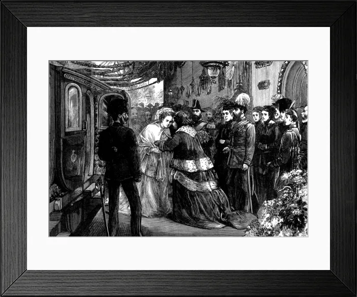 Framed Print : The wedding of Prince Alfred, Duke of Edinburgh and the Gran Framed Print : The wedding of Prince Alfred, Duke of Edinburgh and the Gran