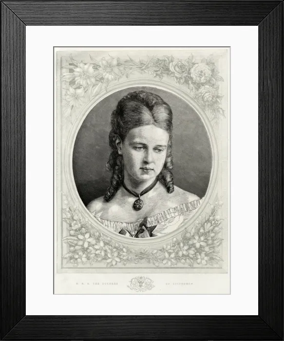 Framed Print : Grand Duchess Maria Alexandrovna of Russia Framed Print : Grand Duchess Maria Alexandrovna of Russia