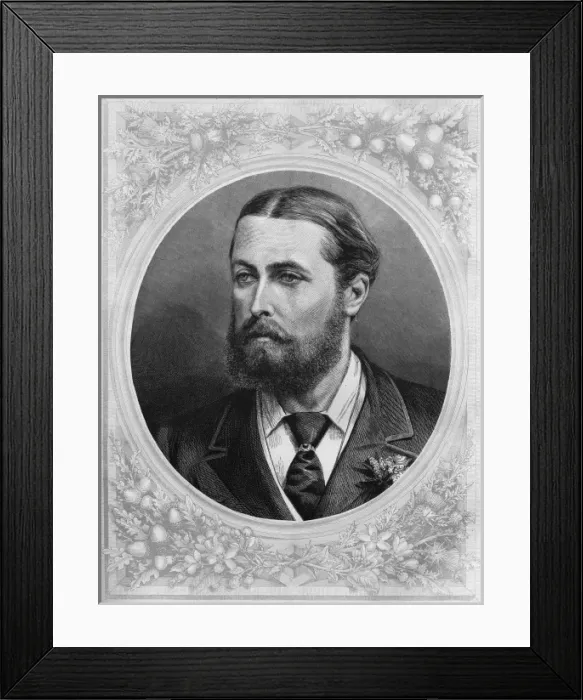 Framed Print : Portrait of Prince Alfred, the Duke of Edinburgh
