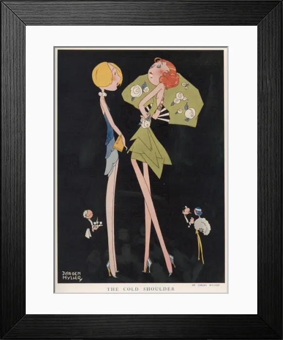 Framed Print : The Cold Shoulder. By Jorgen Myller Framed Print : The Cold Shoulder. By Jorgen Myller