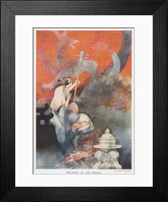 Framed Print : The Song Of The Dragon Framed Print : The Song Of The Dragon