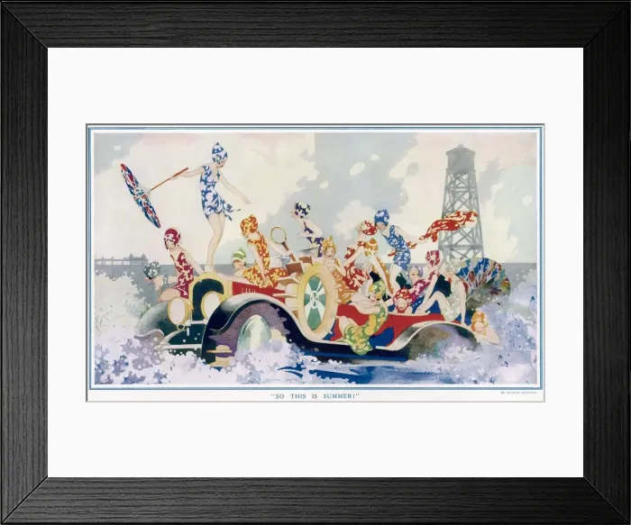 Framed Print : So This Is Summer! By Charles Robinson Framed Print : So This Is Summer! By Charles Robinson