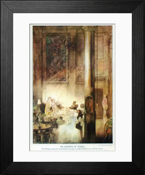 Framed Print : The Blessing Of Science. By Charles Robinson Framed Print : The Blessing Of Science. By Charles Robinson