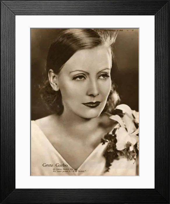 Framed Print : Greta Garbo Framed Print : Greta Garbo