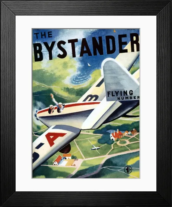 Framed Print : Front cover from The Bystander 1936 Framed Print : Front cover from The Bystander 1936