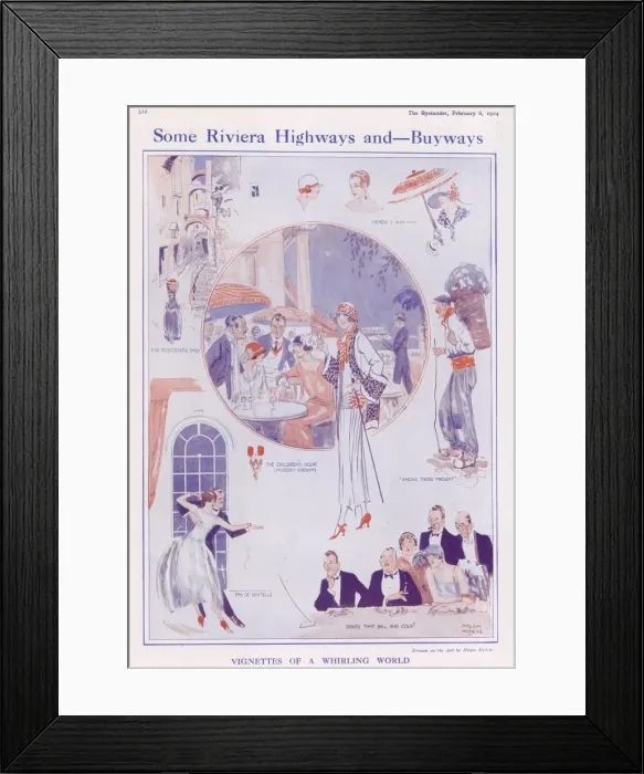 Framed Print : Vignettes Of A Whirling World by Helen McKie Framed Print : Vignettes Of A Whirling World by Helen McKie